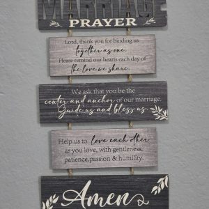 Marriage Prayer sign 9x15